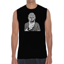 Load image into Gallery viewer, Buddha  - Men&#39;s Word Art Sleeveless T-Shirt