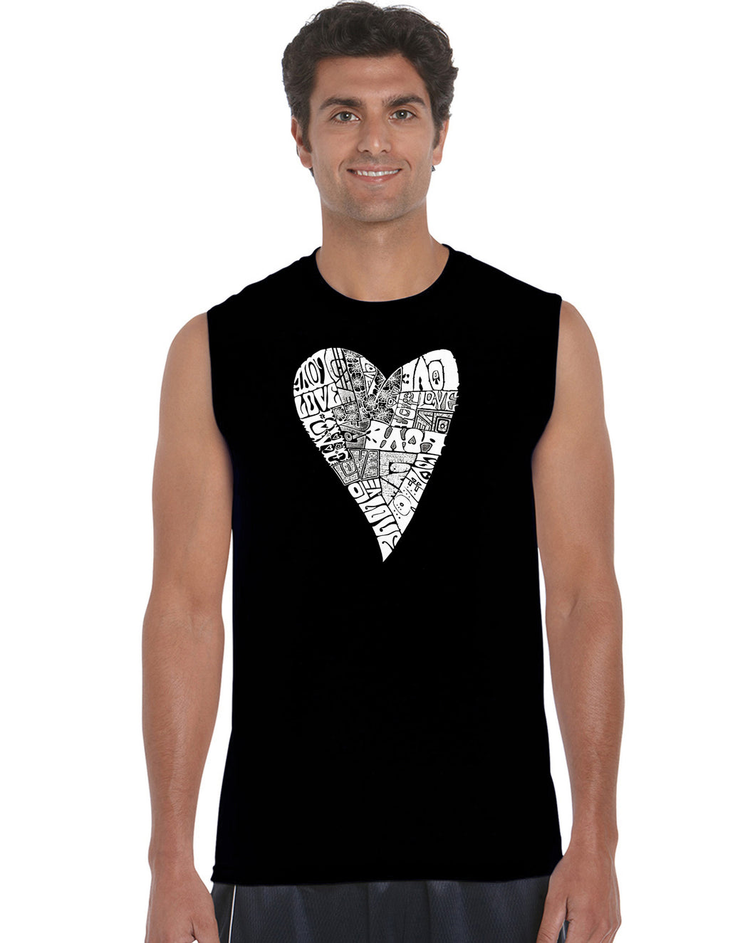 Lots of Love - Men's Word Art Sleeveless T-Shirt