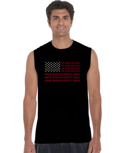 Maga Flag - Men's Word Art Sleeveless T-Shirt
