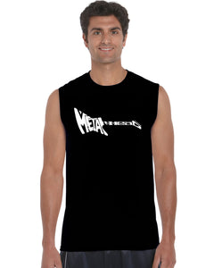 Metal Head - Men's Word Art Sleeveless T-Shirt