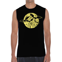 Load image into Gallery viewer, Halloween Bats  - Men&#39;s Word Art Sleeveless T-Shirt