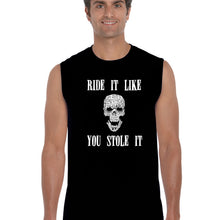 Load image into Gallery viewer, Ride It Like You Stole It -  Men&#39;s Word Art Sleeveless T-Shirt