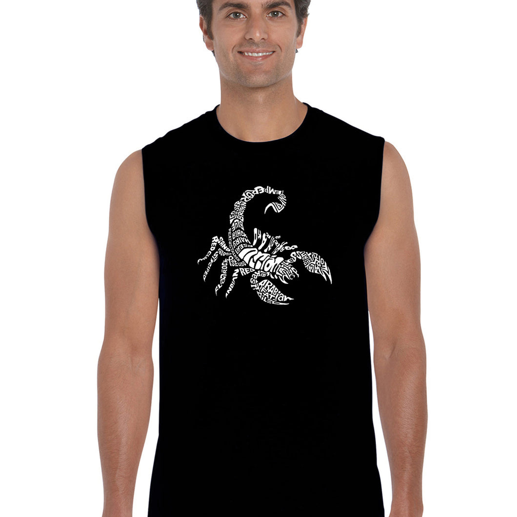 Types of Scorpions -  Men's Word Art Sleeveless T-Shirt