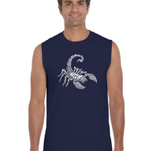Load image into Gallery viewer, Types of Scorpions -  Men&#39;s Word Art Sleeveless T-Shirt