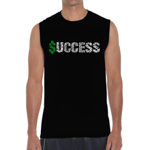 Load image into Gallery viewer, Success  - Men&#39;s Word Art Sleeveless T-Shirt