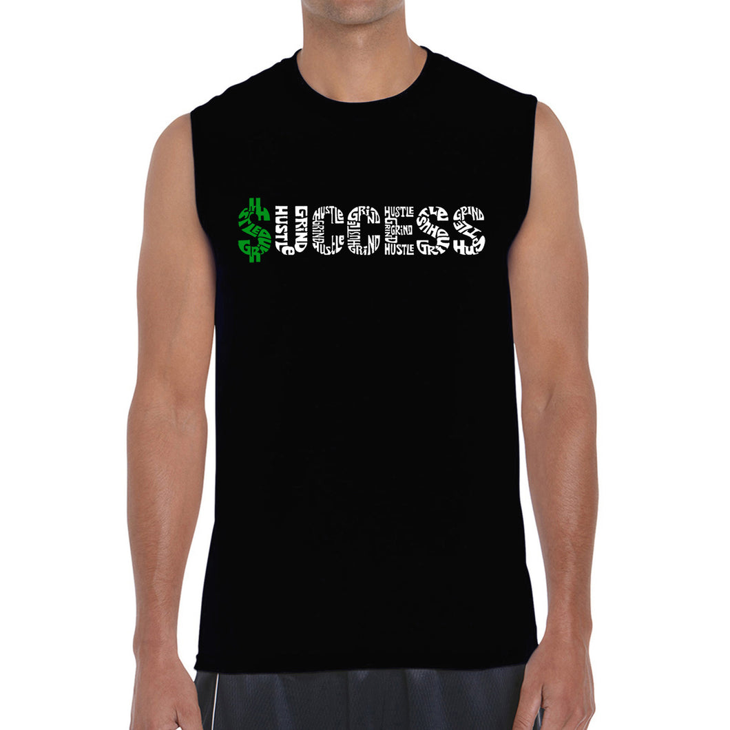Success  - Men's Word Art Sleeveless T-Shirt