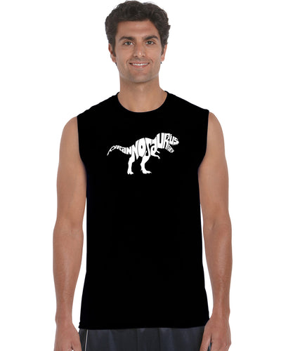 TYRANNOSAURUS REX - Men's Word Art Sleeveless T-Shirt