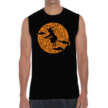 Load image into Gallery viewer, Spooky Witch  - Men&#39;s Word Art Sleeveless T-Shirt