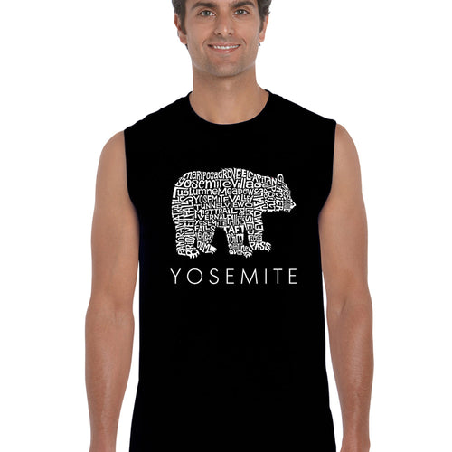 Yosemite Bear -  Men's Word Art Sleeveless T-Shirt