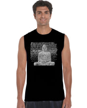 Load image into Gallery viewer, Zen Buddha - Men&#39;s Word Art Sleeveless T-Shirt