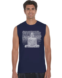 Zen Buddha - Men's Word Art Sleeveless T-Shirt