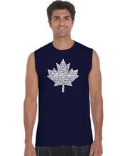 Load image into Gallery viewer, CANADIAN NATIONAL ANTHEM - Men&#39;s Word Art Sleeveless T-Shirt