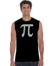 Load image into Gallery viewer, THE FIRST 100 DIGITS OF PI - Men&#39;s Word Art Sleeveless T-Shirt