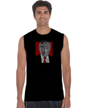 Load image into Gallery viewer, TRUMP Make America Great Again - Men&#39;s Word Art Sleeveless T-Shirt