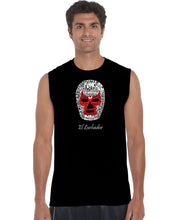Load image into Gallery viewer, MEXICAN WRESTLING MASK - Men&#39;s Word Art Sleeveless T-Shirt