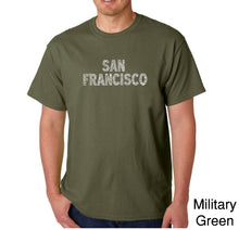 Load image into Gallery viewer, SAN FRANCISCO NEIGHBORHOODS - Men&#39;s Word Art T-Shirt