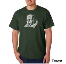 Load image into Gallery viewer, THE TITLES OF ALL OF WILLIAM SHAKESPEARE&#39;S COMEDIES &amp; TRAGEDIES - Men&#39;s Word Art T-Shirt