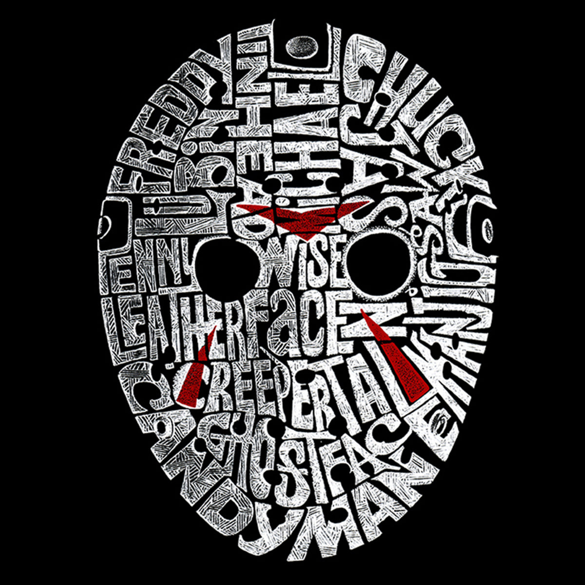 Slasher Rapper Art Slasher Movie Villians - Drawstring Backpack – LA Pop Art