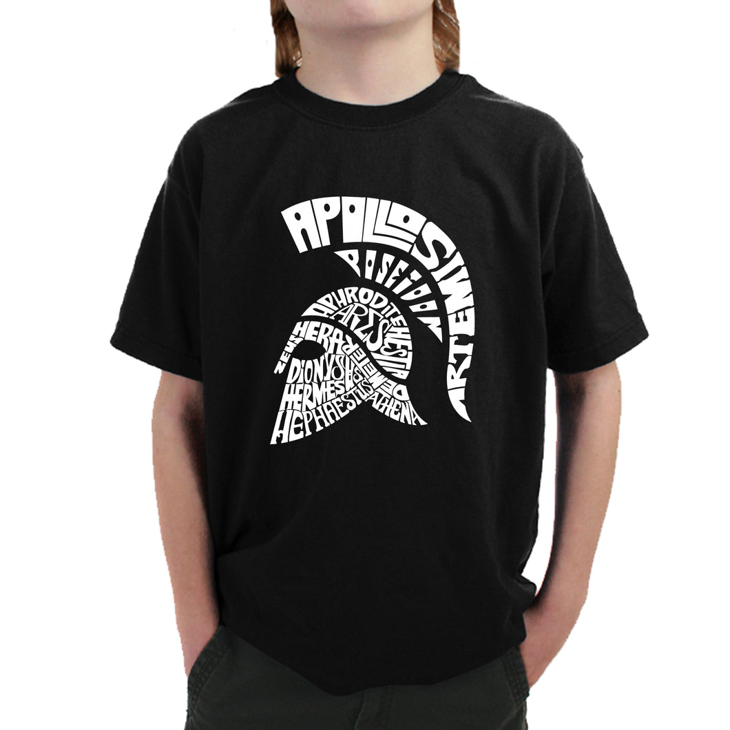 SPARTAN - Boy's Word Art T-Shirt