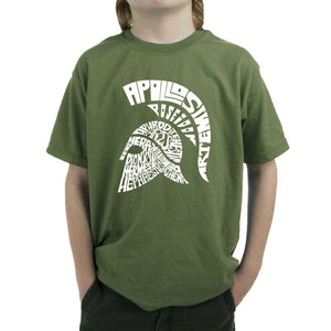 SPARTAN - Boy's Word Art T-Shirt