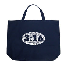 Load image into Gallery viewer, John 3:16 - Large Word Art Tote Bag
