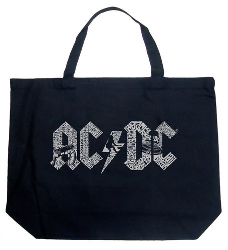 AC/DC - Large Word Art Tote Bag