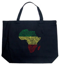 Load image into Gallery viewer, Countries in Africa - Large Word Art Tote Bag