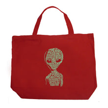 Load image into Gallery viewer, Alien - Large Word Art Tote Bag