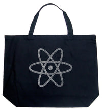 Load image into Gallery viewer, ATOM - Large Word Art Tote Bag