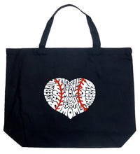 Load image into Gallery viewer, Baseball Mom - Large Word Art Tote Bag