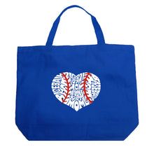 Load image into Gallery viewer, Baseball Mom - Large Word Art Tote Bag