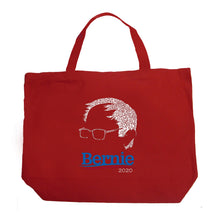 Load image into Gallery viewer, Bernie Sanders 2020 - Large Word Art Tote Bag