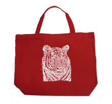 Load image into Gallery viewer, Big Cats - Large Word Art Tote Bag