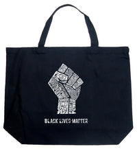 Load image into Gallery viewer, Black Lives Matter - Large Word Art Tote Bag