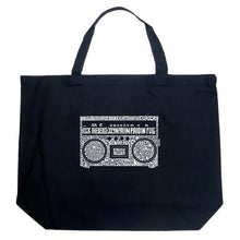 Load image into Gallery viewer, Greatest Rap Hits of The 1980&#39;s - Large Word Art Tote Bag