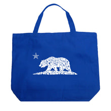 Load image into Gallery viewer, California Dreamin - Large Word Art Tote Bag