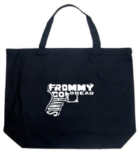 Load image into Gallery viewer, Out of My cold Dead Hands Gun - Large Word Art Tote Bag