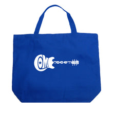 Load image into Gallery viewer, COME TOGETHER - Large Word Art Tote Bag