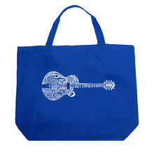 Load image into Gallery viewer, Country Guitar - Large Word Art Tote Bag