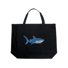 Load image into Gallery viewer, Daddy Shark - Large Word Art Tote Bag