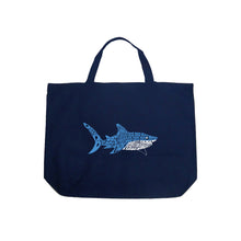 Load image into Gallery viewer, Daddy Shark - Large Word Art Tote Bag