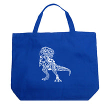 Load image into Gallery viewer, Dino Pics - Large Word Art Tote Bag