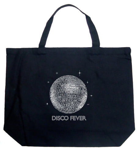 Disco Ball - Large Word Art Tote Bag
