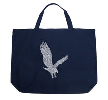 Load image into Gallery viewer, Eagle - Large Word Art Tote Bag