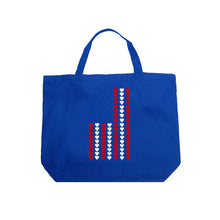 Load image into Gallery viewer, Heart Flag - Large Word Art Tote Bag