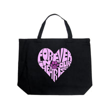 Load image into Gallery viewer, Forever In Our Hearts - Large Word Art Tote Bag