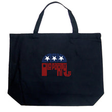 Load image into Gallery viewer, REPUBLICAN GRAND OLD PARTY - Large Word Art Tote Bag