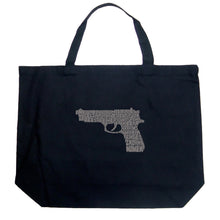 Load image into Gallery viewer, RIGHT TO BEAR ARMS - Large Word Art Tote Bag