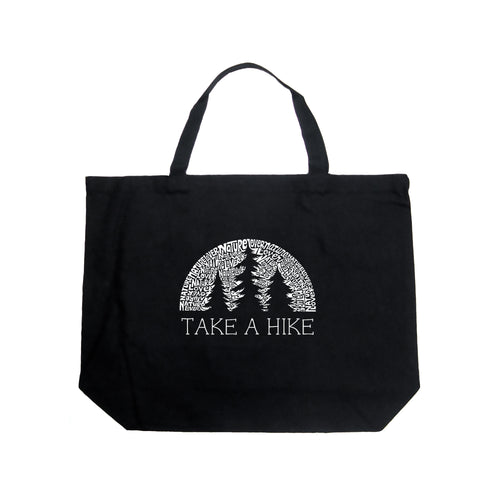 Nature Lover  - Large Word Art Tote Bag