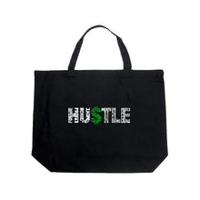 Load image into Gallery viewer, Hustle  - Large Word Art Tote Bag